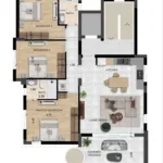 Three-Bedroom Apartment in Agios Athanasios, Limassol — Limassol, Agios Athanasios (5)