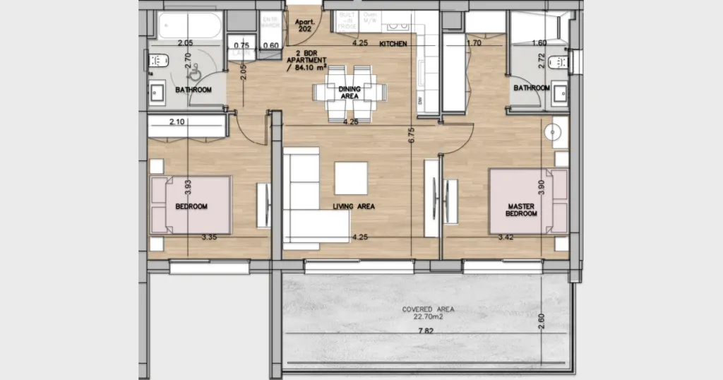 Two-Bedroom Apartment in Columbia, Limassol – photo 16
