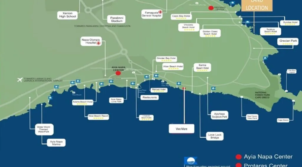 Residential Plot of 17000 m² in Protaras, Famagusta – photo 4